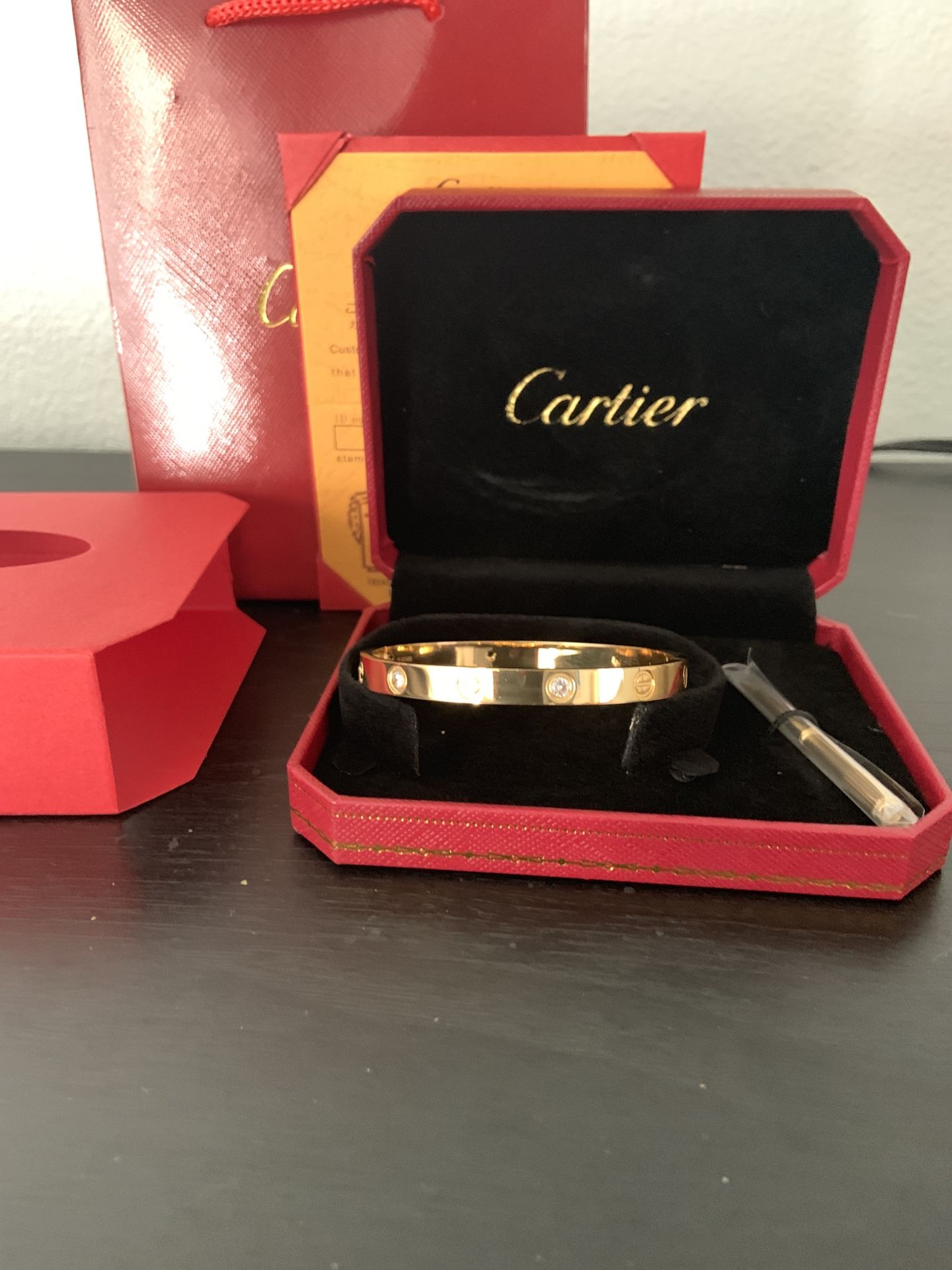 Cartier Gold Bracelet