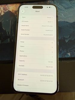 Apple iPhone 14 Pro Max 128GB
