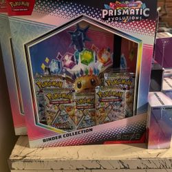 Pokemon Prismatic Evolutions Binder Collection