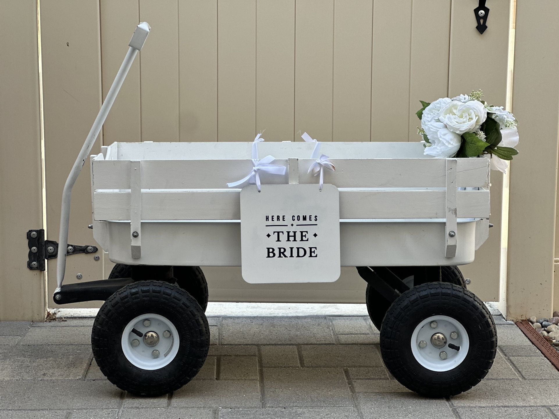 White Wedding Kids/Baby Wagon