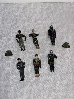 Vintage 1986 Lanard The Corps Dragon Han Action Figure Set Of 6