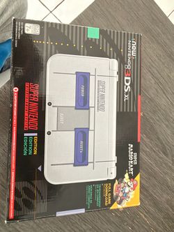 New Nintendo 3ds xl SNES mint