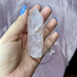 Rose Quartz Crystal Tower Point Various Ones Available