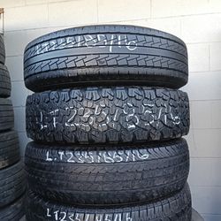 4 Used LT 235/85/R16 They Are All American Brand Hablamos Espanol $65 Each