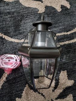 12" One light Outdoor lantern