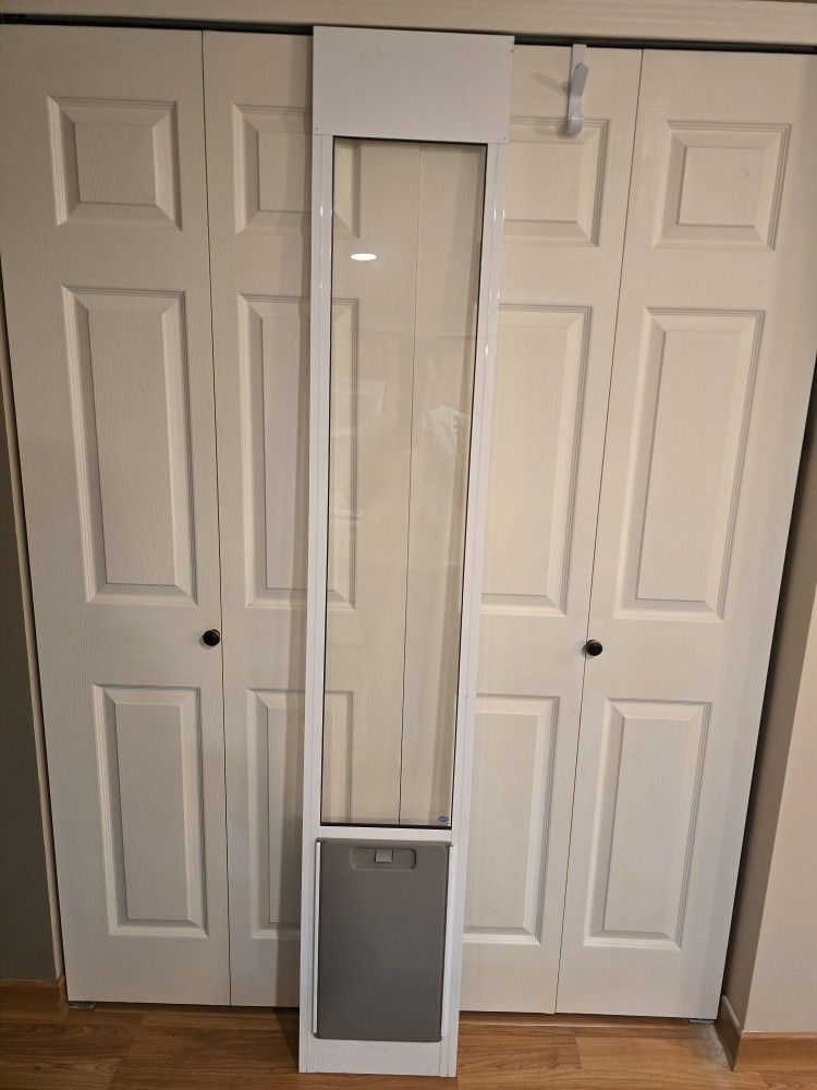 Heavy duty glass doggie door and more items on my page