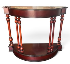 Bombay-Style Drop-Leaf Accent Table
