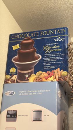RIVAL chocolate fountain. R IVAL  chocolate fountain.