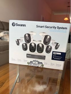 Security Cameras Swann Home/Business Wired DVR, 1080p Full HD Security Camera System, 8 Channels, 8 Cameras Indoor/Outdoor, 1TB