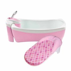 NEW Summer Infant Lil’ Luxuries Whirlpool Baby Bathtub, Bubbling Spa & Shower (Pink)
