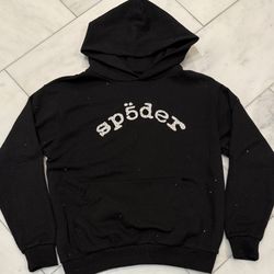 Black VVS Sp5der Hoodie