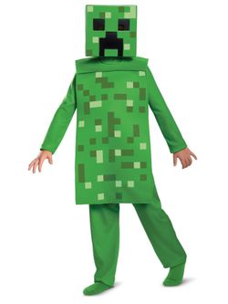 Minecraft Halloween Costume Boys