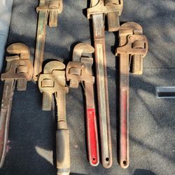 Old School Pipe Wrenches 