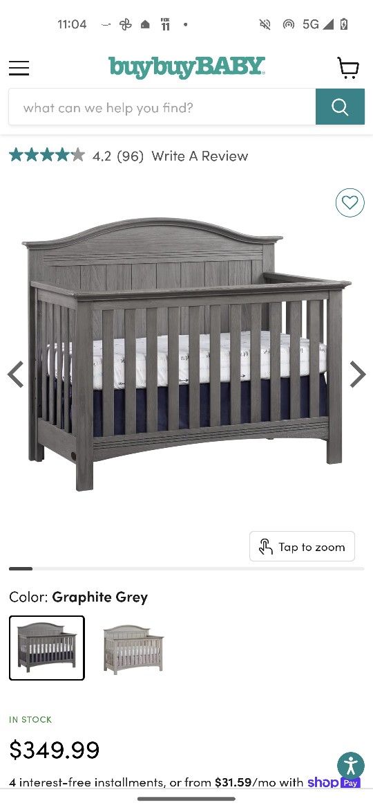 Crib And Stroller For Sale. 