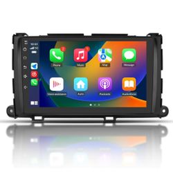 Android 13 Car Radio for Toyota Sienna 2011-2014, 9 Inch Touch Screen Stereo with Wireless CarPlay Android Auto/BT/GPS/FM/SWC Radio 2GB 32GB
