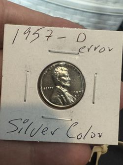 1957 Silver Color Error 