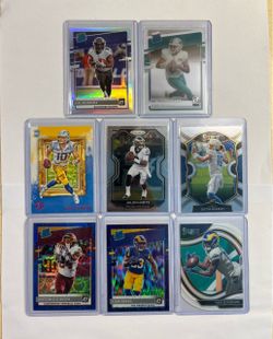 2020 Football RC Lot Prizm Optic Select - Justin Herbert Jalen Hurts Tua 8pc