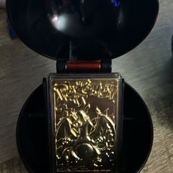23k Gold Charzard Collectible Card