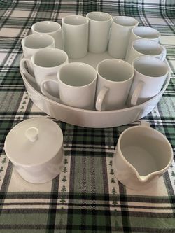 Crate and Barrel Coffee Service