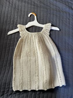 Hand Knitted Baby Girl Dress