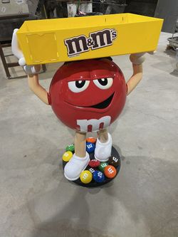 Red 40" TALL, M&M Candy Display