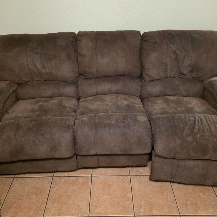 Power Reclining Couch - Sofa Furniture