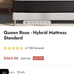 King Size 12 Inches Brand New 