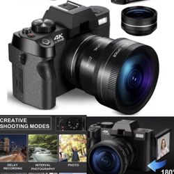4K Digital Camera Vlogging Video HD1080P 48MP Photos Digital16x Autofocus Wifi