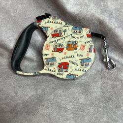 Camping Theme Retractable Pet Leash 