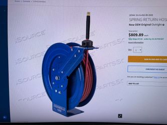 Coxreel spring return hose reel 1/2 months 50ft