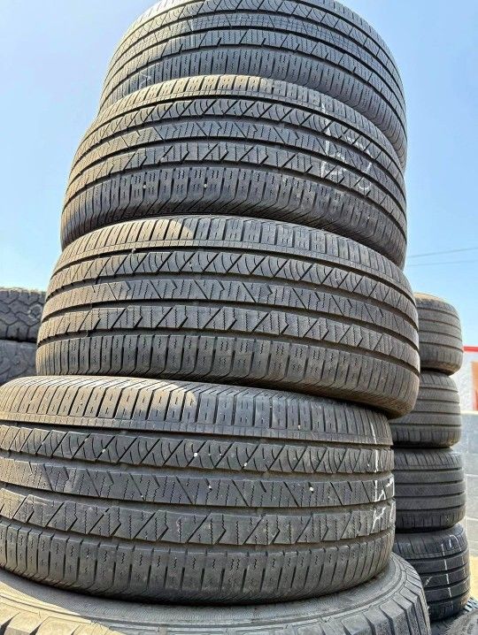 265 45 20 Tires Con 80% De Vida Las 4 De La Marca CONTINENTAL