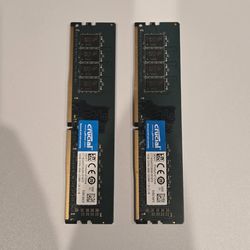 32GB Crucial DDR4 ram