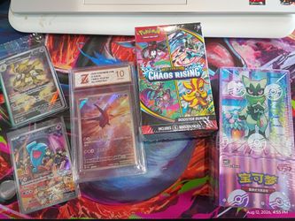 $190 original price for all
BUNDLE DEALS $150 FOR ALL FIRM
FOR SEPARATE
$40 BUNDLE
$65 GEM 5 BOX
$60 LATIOS 10 CHINESE CARD
$15 ALAKAZAM PROMO SEALED
