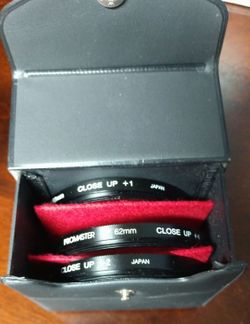 Close up 62mm +1,+2,+4 filter set 