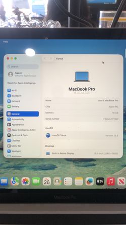 MACBOOK PRO YEAR 2022