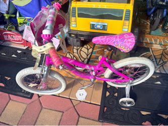 Barbie Pink kids bike.