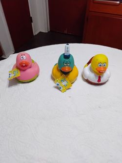 SpongeBob Rubber Ducks all for