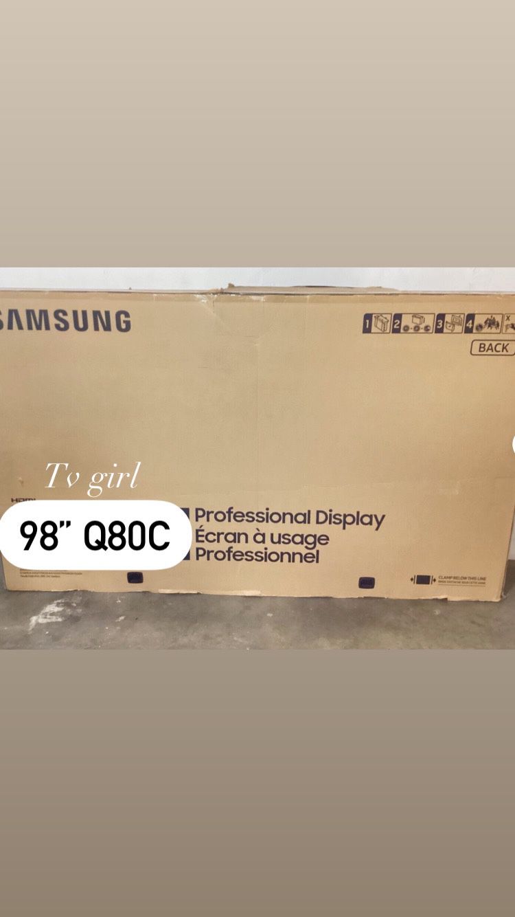 SAMSUNG 98-Inch Class QLED 4K Q80C Series Quantum HDR+, Dolby Atmos Object Tracking Sound Lite, Direct Full Array, Q-Symphony 3.0, Gaming Hub, Smart T