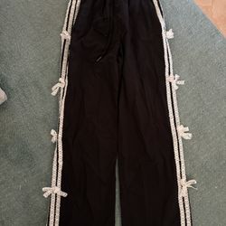 Girls Juniors Windbreaker Pants Small 