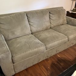 Green Microfiber Couch