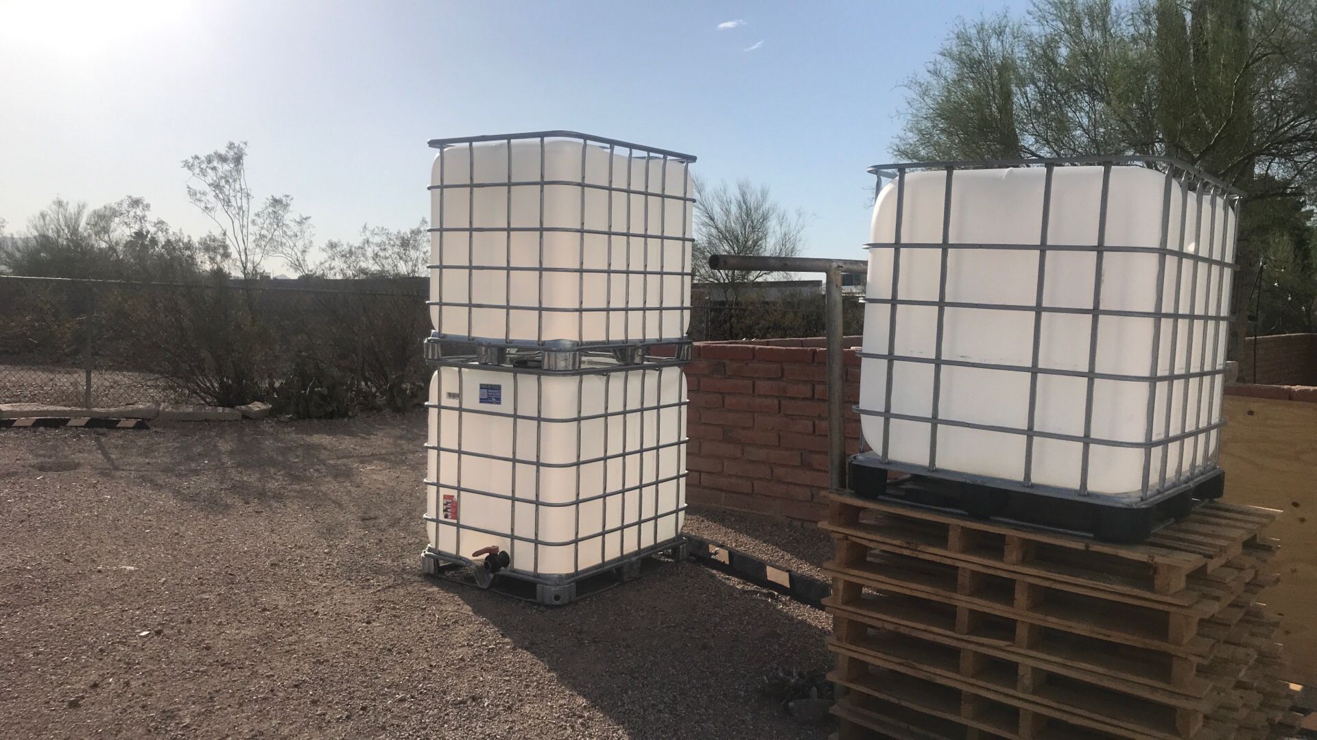 Clean Water Totes 280 Gals 75 Dollars