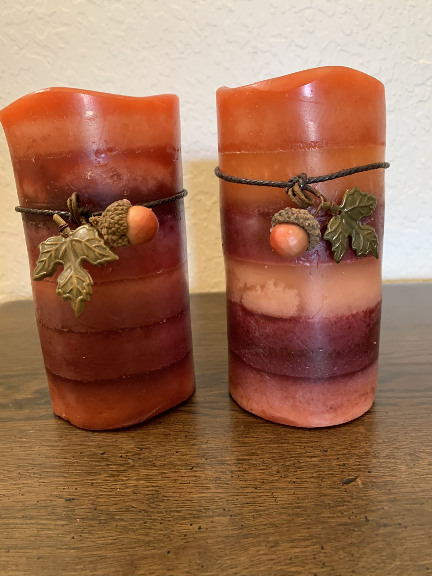 Fall LED Candles w/ 5 Hr Timer 