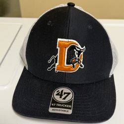 Durham Bulls black & white Trucker Hat (NEW WITH TAGS)