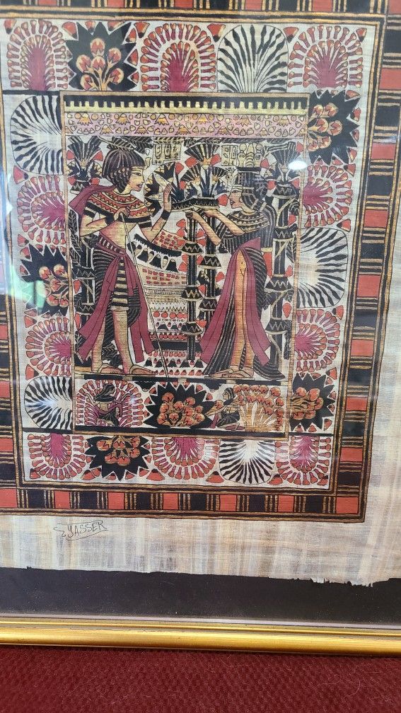 Framed Egyptian Art
