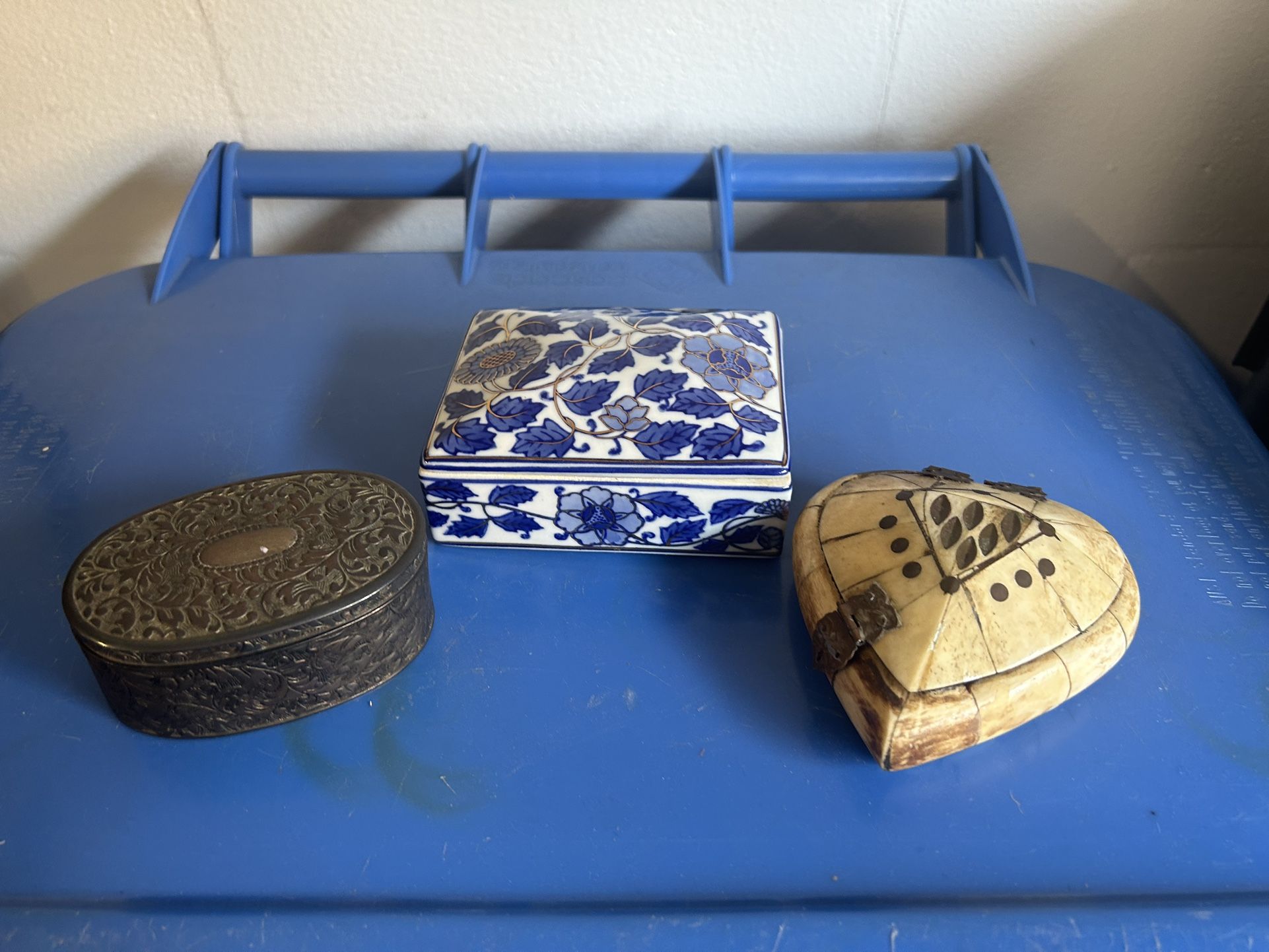 Set Of 3 Jewelry/Trinket Boxes 