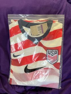 USA World Cup Jersey - White/Stripes