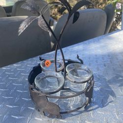 Palm Tree Candle Holders