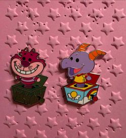 Toys in a box mystery pins from Disney parks