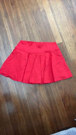 Golf red skort
