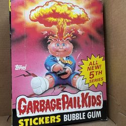 1986 TOPPS GARBAGE PAIL KIDS (48 Wax Packs Plus Box) 
